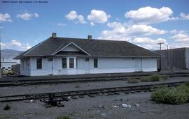 Great Northern Depot at Oroville, Washington, 1976