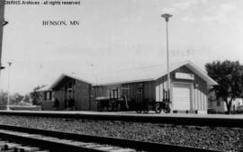 Great Northern Depot at Benson, Minnesota, undated