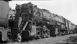 Great Northern Steam Locomotive 2054 at Superior, Wisconsin in 1959.