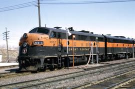 Great Northern Railway 355-C at Shelby, Montana in 1967.