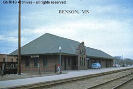 Great Northern Depot at Benson, Minnesota, undated