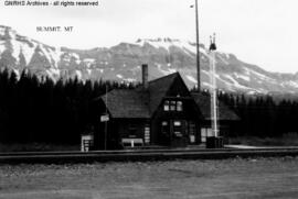 Great Northern Depot at Summit, Montana, undated