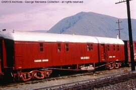 Great Northern Maintenance of Way Kitchen-Diner Car O3211 at Wenatchee, Washington, undated