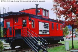 Great Northern Caboose at Issaquah, Washington, 1992