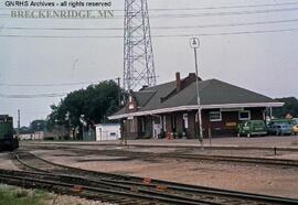 Great Northern Depot at Breckenridge, Minnesota, undated