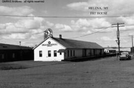 Great Northern freight house at Helena, Montana, undated