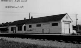 Great Northern Depot at Robbinsdale, Minnesota, undated