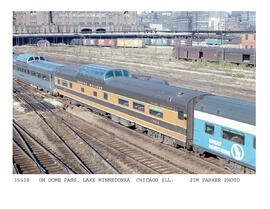 Great Northern Dome Passenger Car 1329, Chicago, Illinois, undated