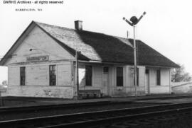 Great Northern Depot at Harrington, Washington, undated