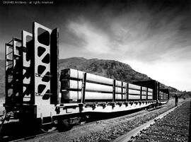 Great Northern Freight Car at Conkelley, Montana, undated