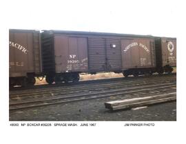 Northern Pacific Freight Car Number 39205, Sprague, Washington, 1967 Jim Parker Photo