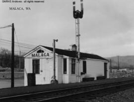 Great Northern Depot at Malaga, Washington, undated