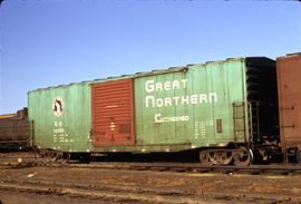 Great Northern Railway Box car 39854, at Pasco, Washington in 1972.