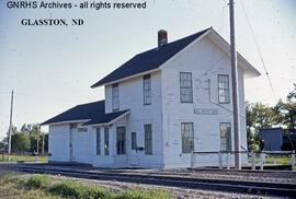 Great Northern Depot at Glasston, North Dakota, undated