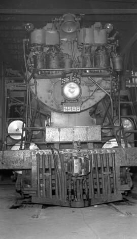 Great Northern Steam Locomotive 2586 at Hillyard, Washington, undated