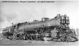 Great Northern Steam Locomotive 2575 at Hillyard, Washington, 1939