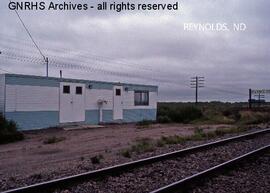 Great Northern Depot at Reynolds, North Dakota, undated