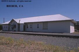 Great Northern Depot at Bieber, California, undated