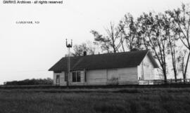 Great Northern Depot at Gardner, North Dakota, undated