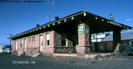 Spokane, Portland, and Seattle Railway Depot at Redmond, Oregon, undated