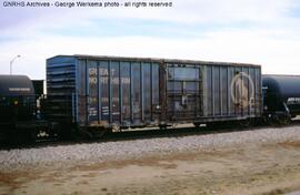 Great Northern Boxcar 319356 at Broomfield, Colorado, 1990