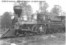 Saint Paul and Pacific Steam Locomotive 1 at Baltimore, Maryland, 1927