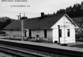 Great Northern Depot at Leavenworth, Washington, undated