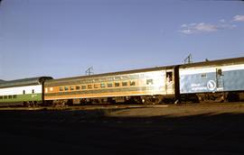 Great Northern Railway Passenger Car 1227 at Wenatchee, Washington in 1970.