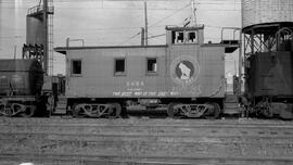 Great Northern Caboose X494 at Othello, Washington, 1965