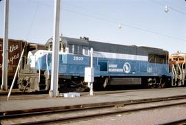 Great Northern Railway 2503 at Havre, Montana in 1969.