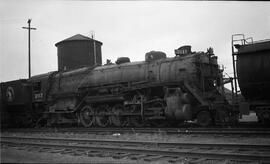 Great Northern Steam Locomotive 2117 at Superior, Wisconsin in 1956.