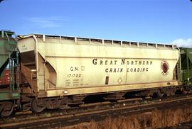 Great Northern Railway Hopper car 171722 at Spokane, Washington in 1970.