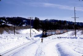 Great Northern Railway 367-C at Leavenworth, Washington in 1970.