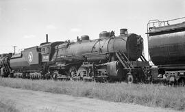 Great Northern Steam Locomotive 3135 at Saint Cloud, Minnesota in 1958.