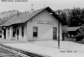 Great Northern Depot at Wolf Creek, Montana, undated