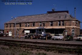 Great Northern Depot at Grand Forks, North Dakota, undated