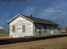 Great Northern Depot at Kennedy, Minnesota, undated