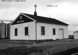 Great Northern Depot at Epping, North Dakota, undated