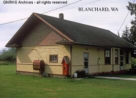 Great Northern Depot at Blanchard, Washington, undated