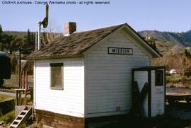 Great Northern Depot at Mission, Washington, 1987