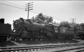 Great Northern Steam Locomotive 3250 at Willmar, Minnesota in 1958.