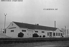 Great Northern Depot at Culbertson, Montana, undated