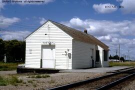 Great Northern Depot at Tintah, Minnesota, undated