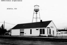 Great Northern Depot at Sebeka, Minnesota, undated