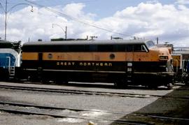 Great Northern Railway 366-A at Spokane, Washington in 1968.