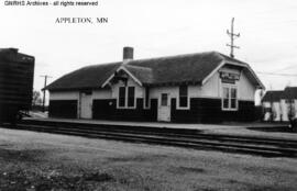 Great Northern Depot at Appleton, Minnesota, undated