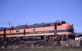 Great Northern Railway 502 at St. Paul, Minnesota in 1963.