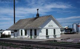 Great Northern Depot at Rudyard, Montana, 1976