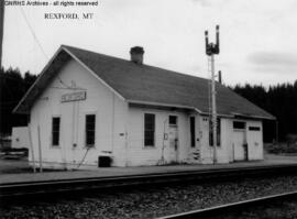 Great Northern Depot at Rexford, Montana, undated