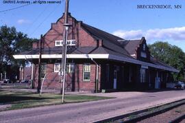 Great Northern Depot at Breckenridge, Minnesota, undated